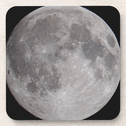 Dessous-de-verre Thème Astronomie Pleine lune (Devant)
