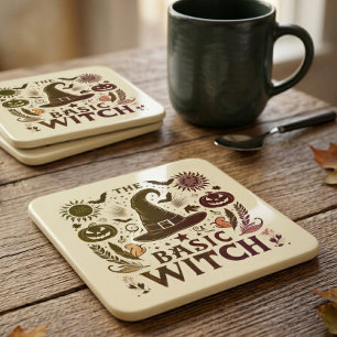 Dessous-de-verre Thème vintage Witchcore Halloween