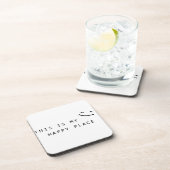 Dessous-de-verre thiis my happy place moy design (Côté Droit)