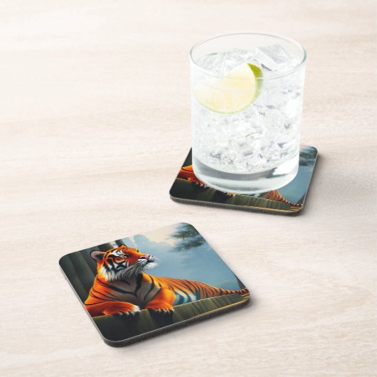 Dessous-de-verre Tiger Art (Côté Droit)