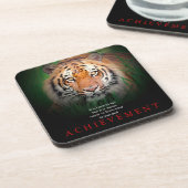 Dessous-de-verre Tiger Motivation Réussite (Côté gauche)