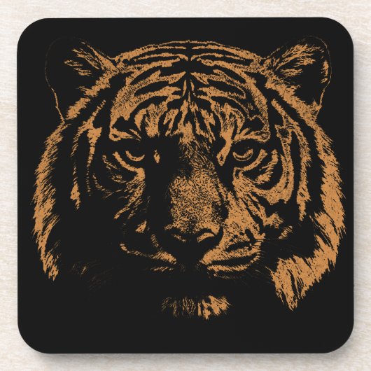 Dessous-de-verre Tigre (Devant)