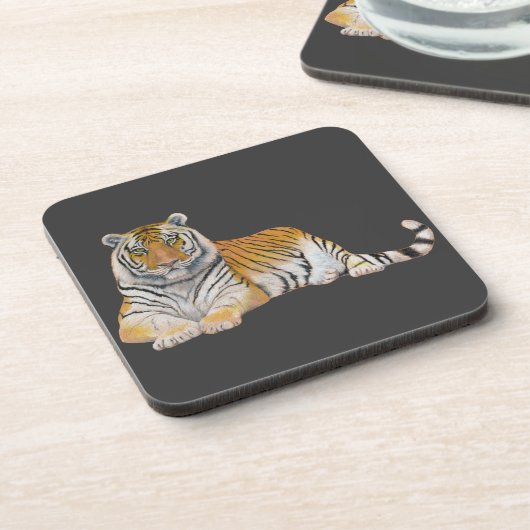 Dessous-de-verre Tigre (Côté gauche)