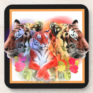 Dessous-de-verre Tigre au zoo Henry Doorly