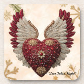 Dessous-de-verre "Timeless Love Wings" (Devant)