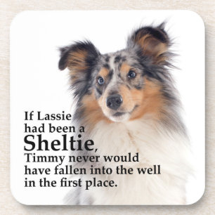 Dessous de verre Timmy's Blue Merle Sheltie