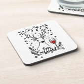 Dessous-de-verre Tipsy et Bright Deer (Côté gauche)