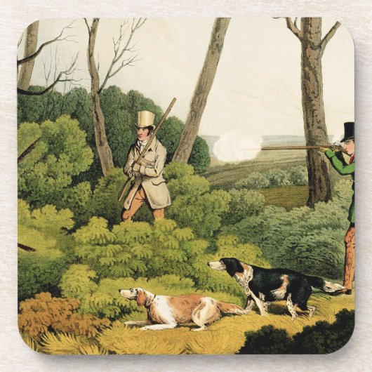 Dessous-de-verre "Tir de faisan", pub. par Thomas McLean, 1820 ( (Devant)