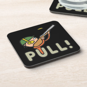 Dessous-de-verre Tir sur le piège de Pigeon d'argile