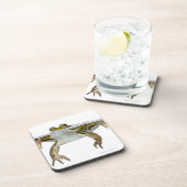 Dessous-de-verre Tiré d'une grenouille comestible apprêtant devant (Côté Droit)