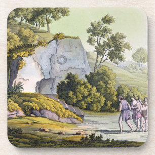 Dessous-de-verre Tombeau de Sun, Pérou, de 'Le Costume Ancien et d