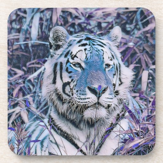 Dessous-de-verre Toony Tiger bleu (Devant)