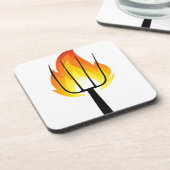 Dessous-de-verre Torche et fourche (Côté gauche)