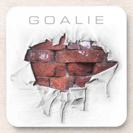 Dessous-de-verre Torn Brick Wall Goalie (Devant)