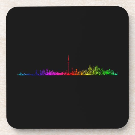 Dessous-de-verre Toronto Rainbow (Devant)