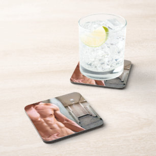 Dessous-de-verre Torse d'homme musclé torse nu sixpack de SlipperyJ