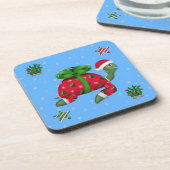 Dessous-de-verre Tortue de Noël (Côté gauche)