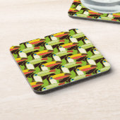 Dessous-de-verre Toucans colorés (Côté gauche)