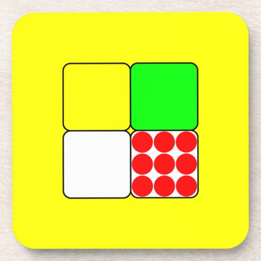 Dessous-de-verre Tour de France Jerseys 3 Jaunes (Devant)