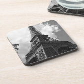 Dessous-de-verre Tour Eiffel noir et blanc à Paris (Côté gauche)