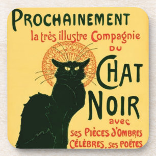 Dessous-de-verre Tournée du Conversation Noir, Théophile Steinlen