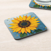 Dessous-de-verre Tournesol (Côté gauche)