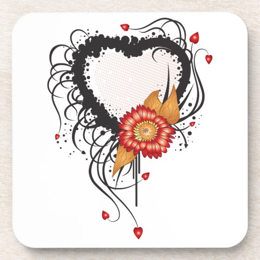 Dessous-de-verre Tournesol du coeur noir (Devant)
