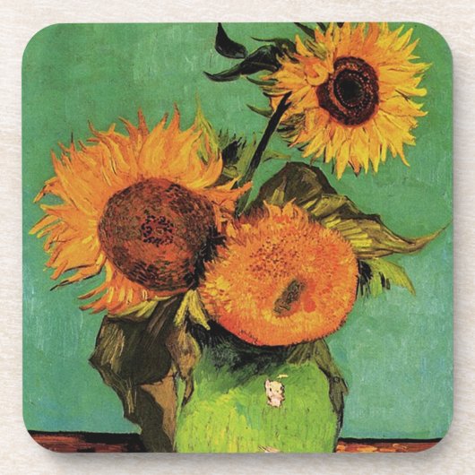 Dessous-de-verre Tournesols de Vincent van Gogh (Devant)