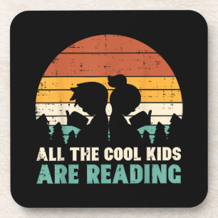 Dessous-de-verre Tous Les Enfants Lisent Retro Lire Livre Lover Boy