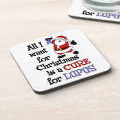 Dessous-de-verre Tout Ce Que Je Veux Pour Noël...Lupus (Côté gauche)