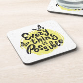 Dessous-de-verre Tout est possible (Côté gauche)