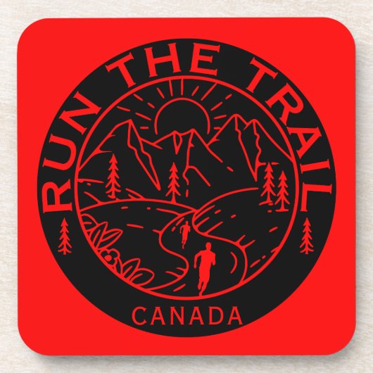 Dessous-de-verre Trail Running Canada (Devant)