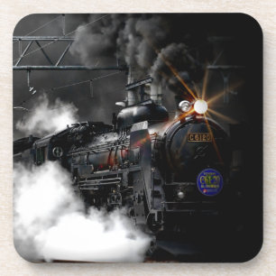 Dessous-de-verre Train à vapeur