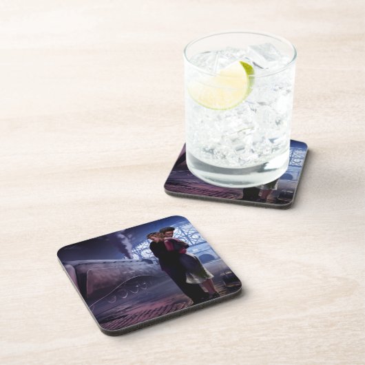 Dessous-de-verre Train bleu (Côté Droit)