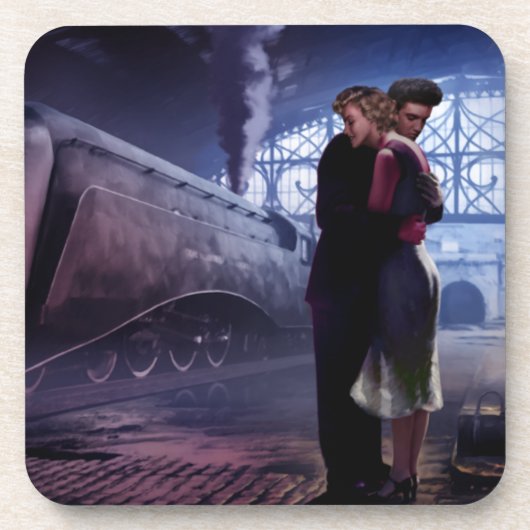 Dessous-de-verre Train bleu (Devant)