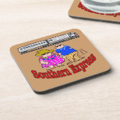 Dessous-de-verre Train Couple, Express Sud, (Côté gauche)