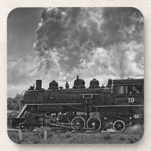 DESSOUS-DE-VERRE TRAIN DE VAPEUR