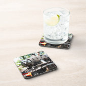 DESSOUS-DE-VERRE TRAINS À VAPEUR (Côté Droit)