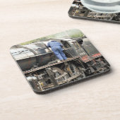 DESSOUS-DE-VERRE TRAINS À VAPEUR (Côté gauche)