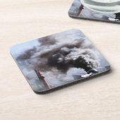 DESSOUS-DE-VERRE TRAINS À VAPEUR (Côté gauche)