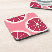 Dessous-de-verre Tranches de pamplemousse rose (Côté gauche)