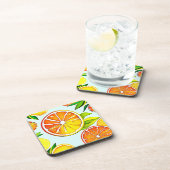 Dessous-de-verre Tranches d'orange : L'art des agrumes (Côté Droit)