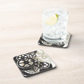 Dessous-de-verre Travail de roues de dent (Côté Droit)