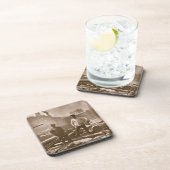 Dessous-de-verre Travailleurs sur "la route silencieuse", de la (Côté Droit)