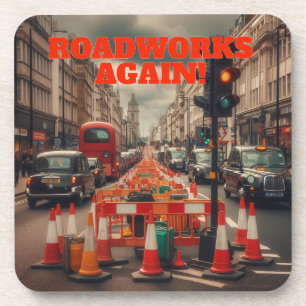 Dessous-de-verre Travaux routiers à Londres