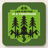 Dessous-de-verre Treehouse Living (Devant)