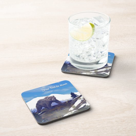 Dessous-de-verre Treeline Grizzly (Côté Droit)