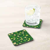 Dessous-de-verre Trèfle de la Saint-Patrick vert et jaune (Côté Droit)