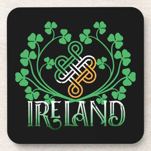 DESSOUS-DE-VERRE TRÈFLE IRLANDE (Devant)