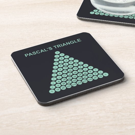 Dessous-de-verre Triangle de Pascal (Côté gauche)